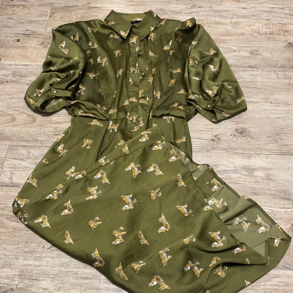 Zara Midi Shirt Dress